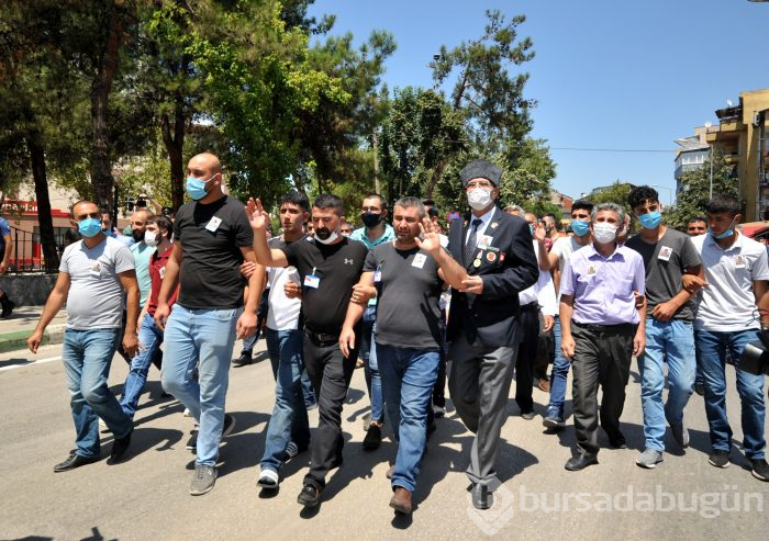 Bursa, şehidini son yolculuğuna uğurladı