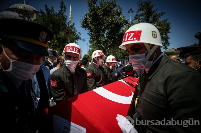 Bursa, şehidini son yolculuğuna uğurladı
