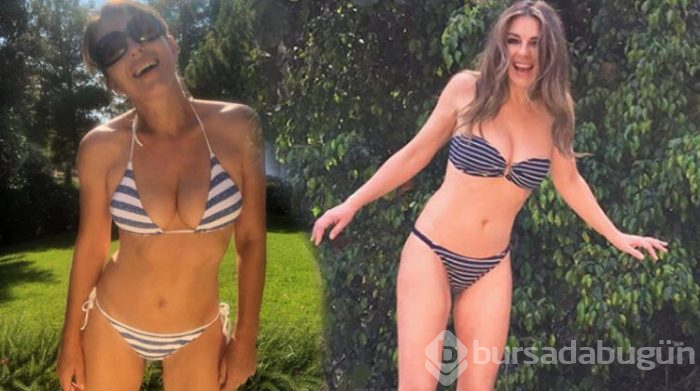 Elizabeth Hurley'nin sır tatili!