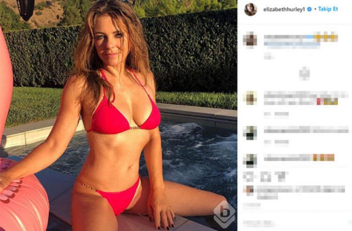 Elizabeth Hurley'nin sır tatili!