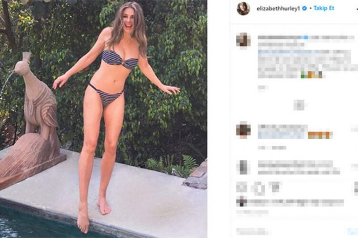 Elizabeth Hurley'nin sır tatili!