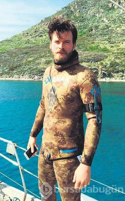 Kıvanç Tatlıtuğ denize çivileme daldı