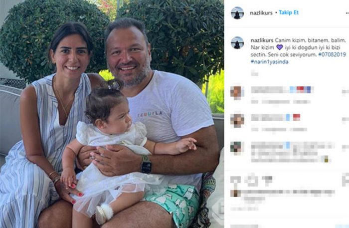 Narin Sunal bir yaşında
