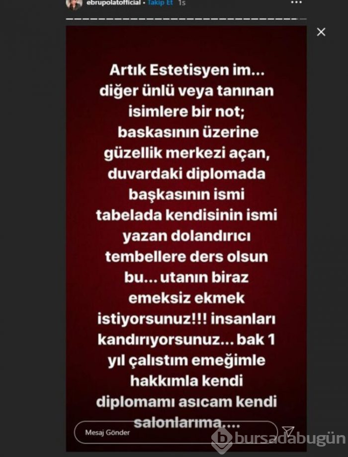 Ebru Polat yeni imajıyla birlikte mesleğini açıkladı