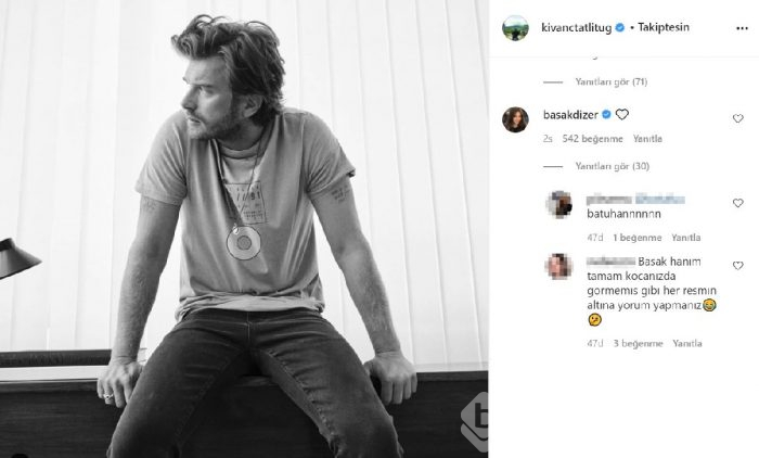 Kıvanç Tatlıtuğ'un hayranları Başak Dizer'i kıskanıyor