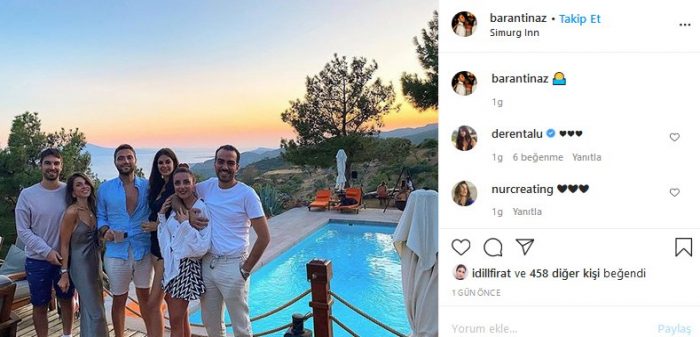 Deren Talu ve Baran Tınaz aynı yerde tatil yapıyor
