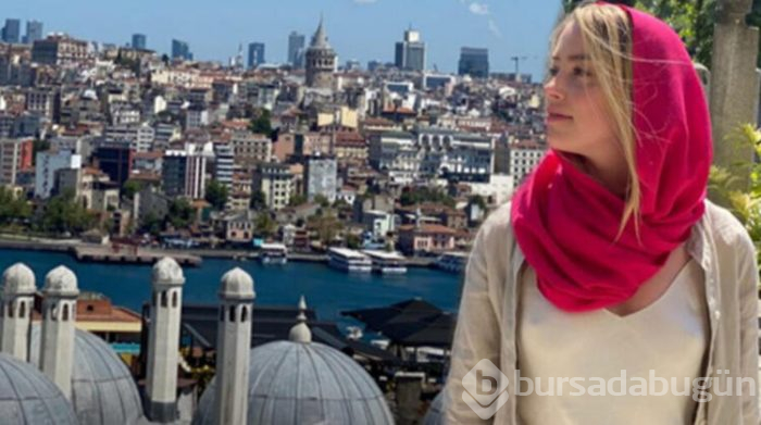 Amber Heard, İstanbul'a hayran kaldı
