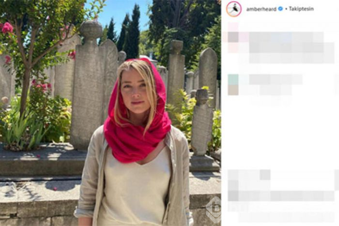 Amber Heard, İstanbul'a hayran kaldı
