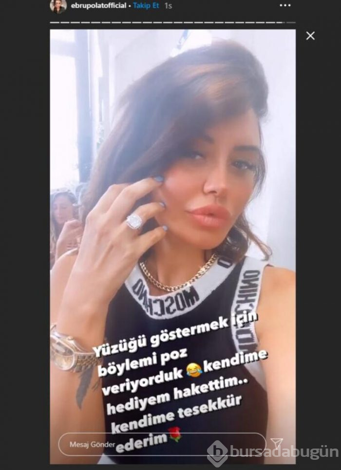 Ebru Polat kendine tektaş aldı