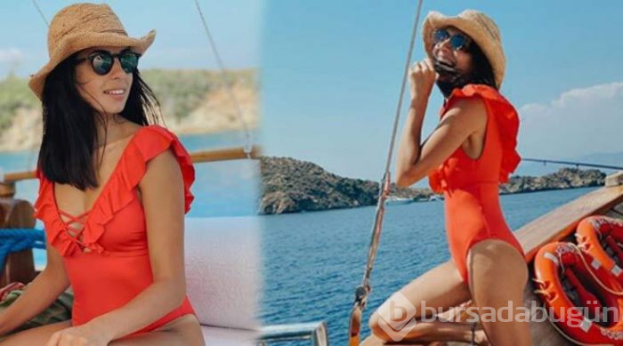Beyza Şekerci'den tatil pozu!