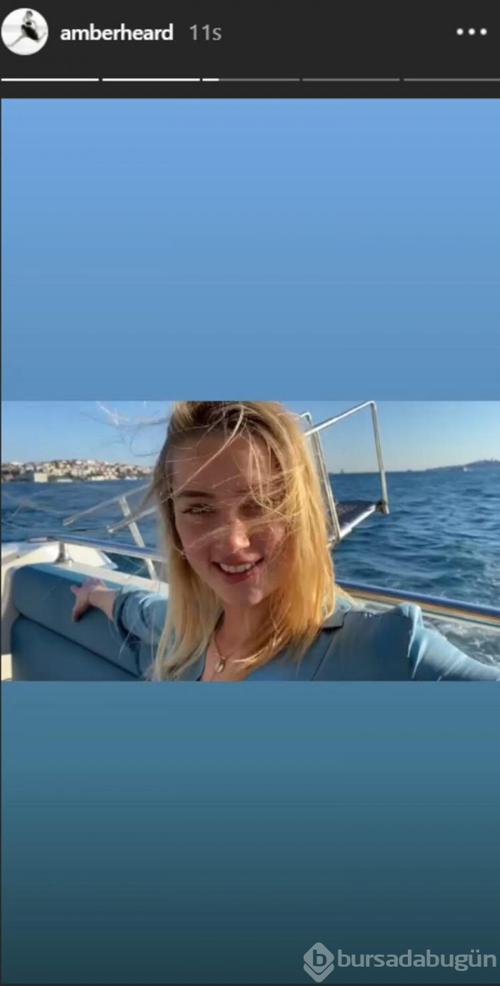 Amber Heard Ayasofya'yı ziyaret etti: Şanslıyım ki burayı gördüm