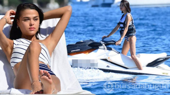 Aslıhan Karalar'dan jet-ski şov