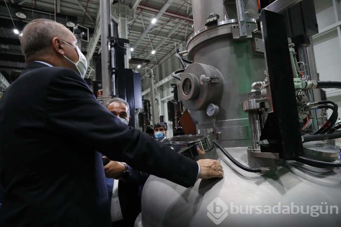 Cumhurbaşkanı Erdoğan, ilk yerli güneş paneli fabrikasının açılışını gerçekleştirdi