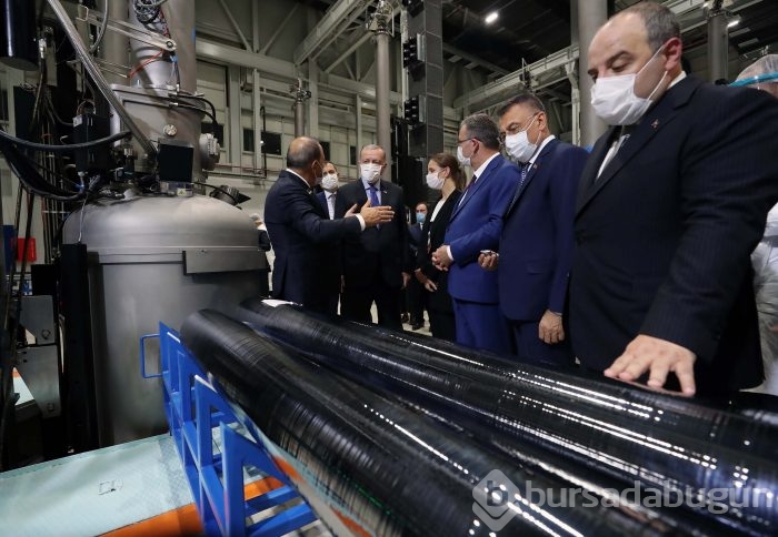 Cumhurbaşkanı Erdoğan, ilk yerli güneş paneli fabrikasının açılışını gerçekleştirdi