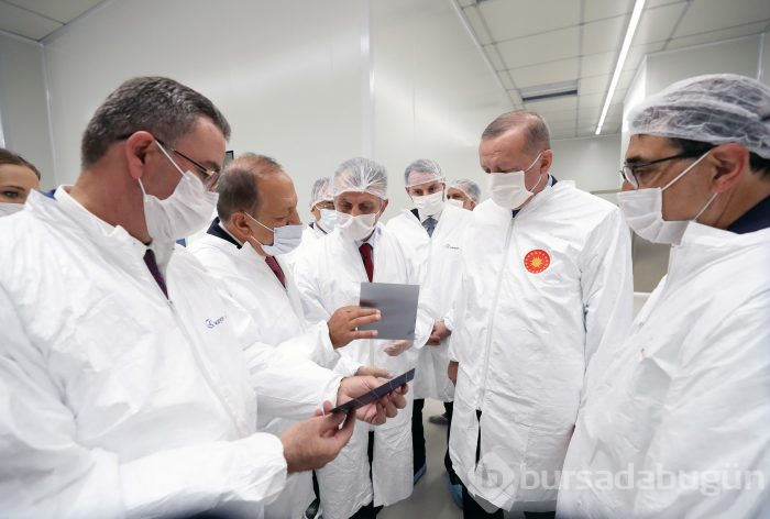 Cumhurbaşkanı Erdoğan, ilk yerli güneş paneli fabrikasının açılışını gerçekleştirdi