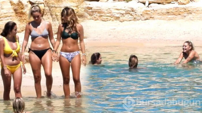Aycan Yanaç, Çeşme tatilinde
