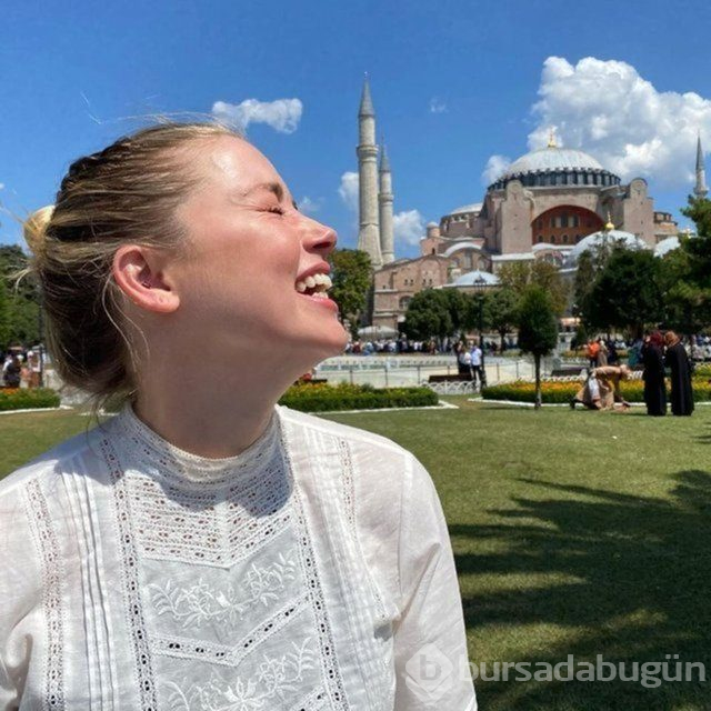 Amber Heard'ün Türkiye turu sürüyor