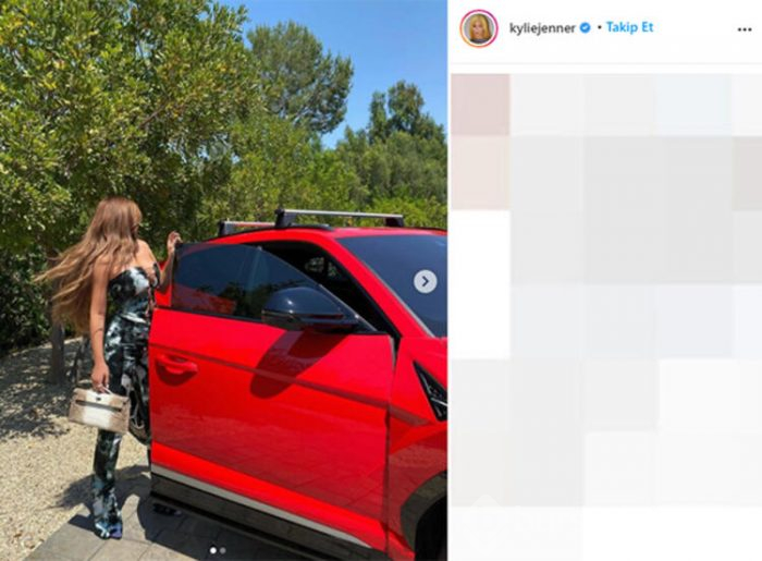 Kylie Jenner beyazlar içinde poz verdi