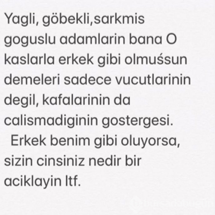 Biricik Suden'den 'Erkeksi görünüyorsun' eleştirilerine yanıt
