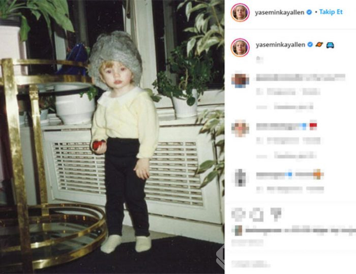 Yasemin Allen'dan nostaljik paylaşım
