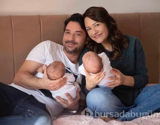 Ezgi Sertel-Ozan Çobanoğlu çiftinden aile pozu