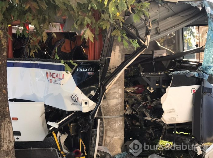 Bursa'da feci kaza! 2 ölü, 17 yaralı