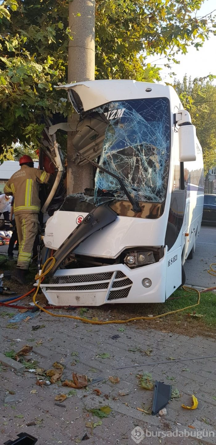 Bursa'da feci kaza! 2 ölü, 17 yaralı