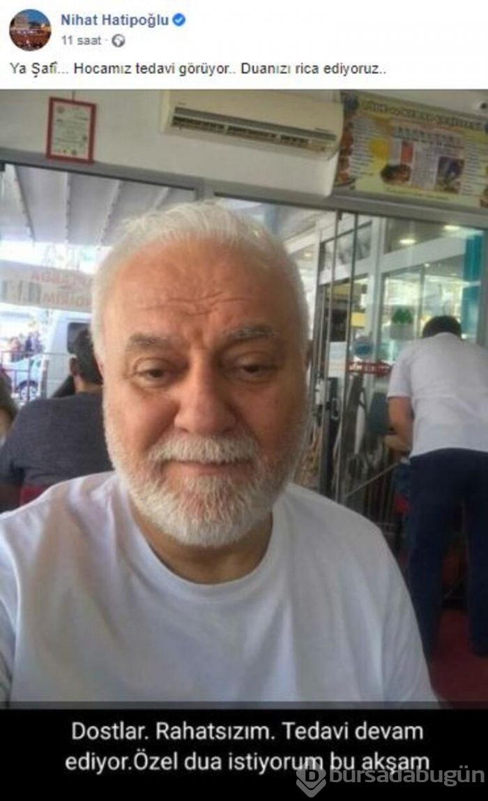 Nihat Hatipoğlu yoğun bakımda mı? Nihat Hatipoğlu'nun oğlu Osman Hatipoğlu açıkladı
