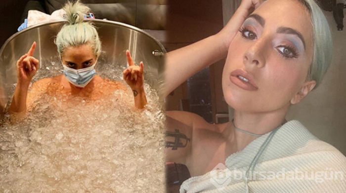Lady Gaga, ödül törenine buza yatarak hazırlanıyor

