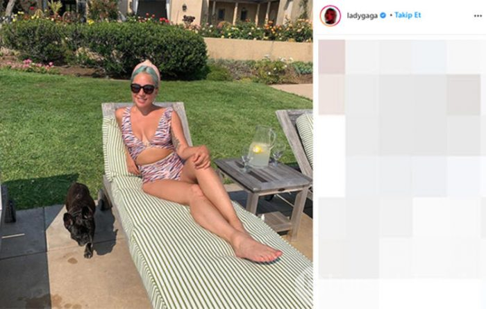 Lady Gaga, ödül törenine buza yatarak hazırlanıyor
