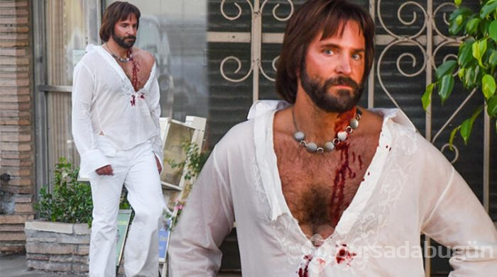 Bradley Cooper yeni filminin çekimlerinde görüntülendi