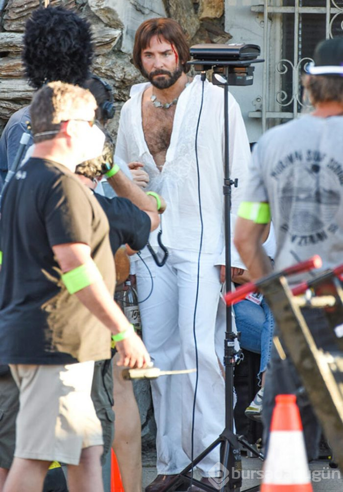 Bradley Cooper yeni filminin çekimlerinde görüntülendi