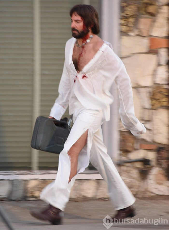 Bradley Cooper yeni filminin çekimlerinde görüntülendi