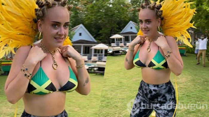 Adele'in bikinili fotoğrafı çok konuşuldu