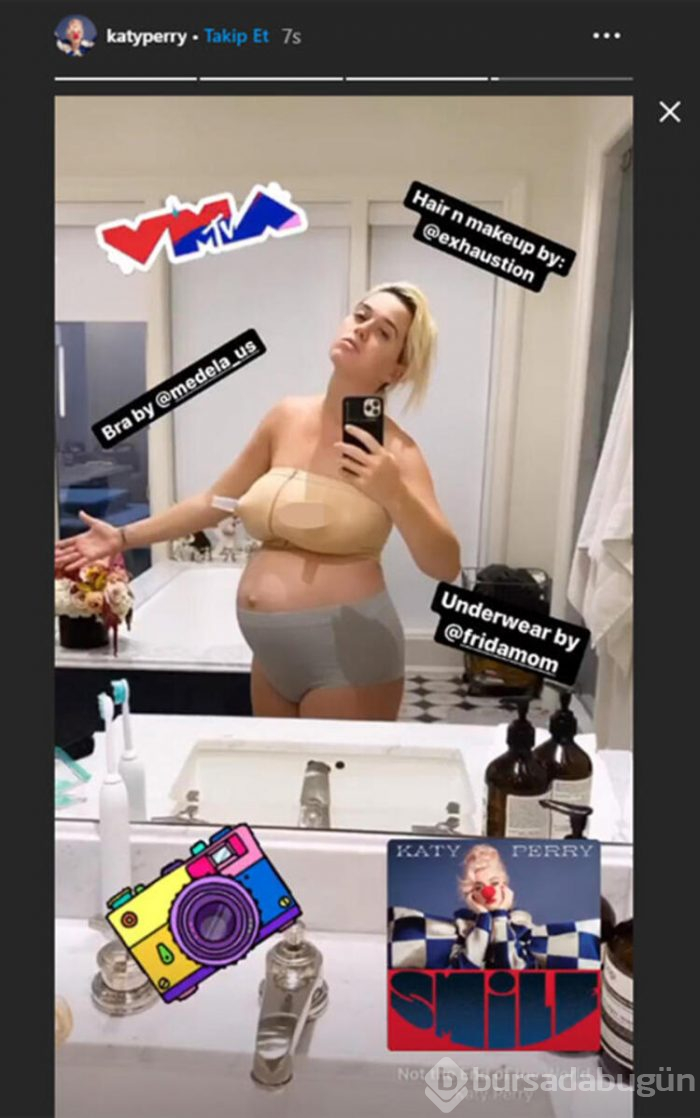 Katy Perry'den doğum sonrası ilk poz
