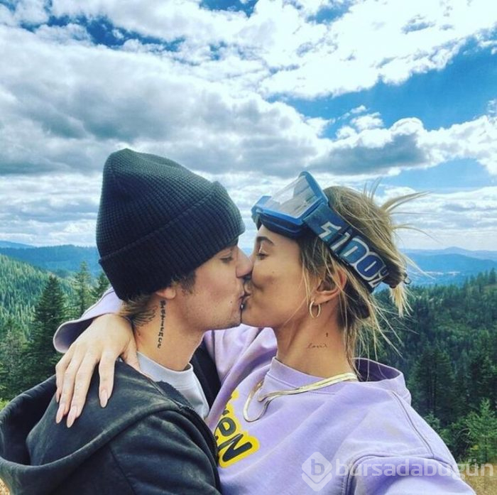 Hailey Baldwin-Justin Bieber'dan dudak dudağa poz
