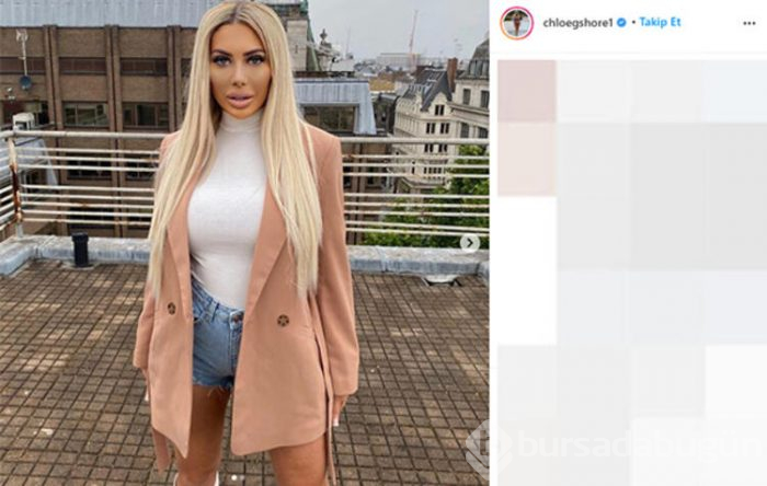 Chloe Ferry 'photoshop'un ayarını kaçırdı!
