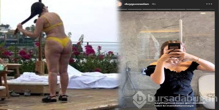 Duygu Özaslan zor günleri atlattı: Zayıflamaya başlayınca...

