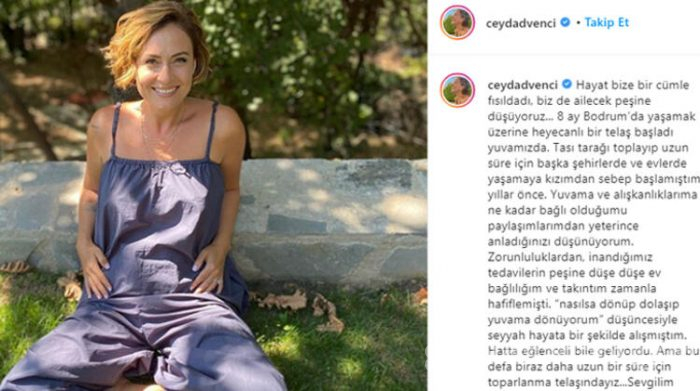 Ceyda Düvenci İstanbul'u terk ediyor!
