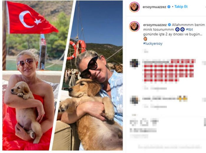 'Minik oğluşum Lucky 4,5 aylık oldu'