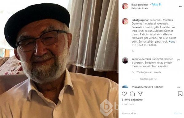 İkbal Gürpınar'ın acı günü