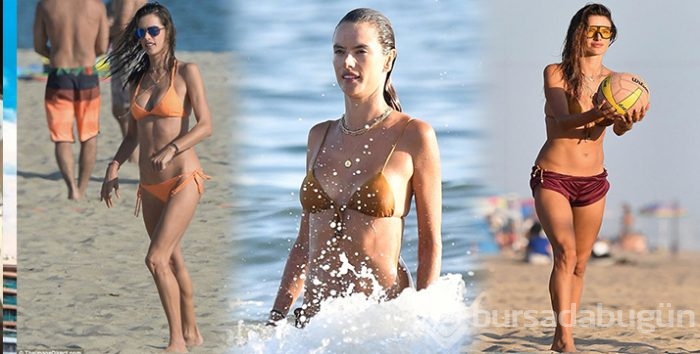 Alessandra Ambrosio rotayı Santa Monica'ya çevirdi
