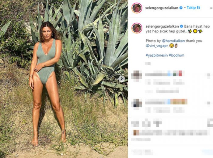 Selen Görgüzel'den bikinili pozlar
