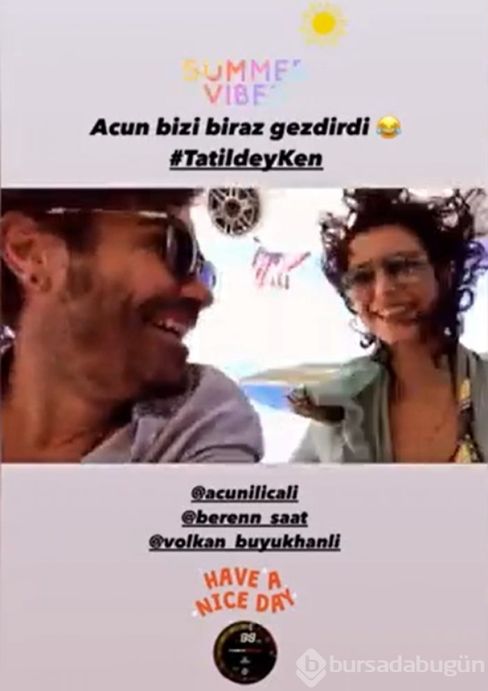 Beren ve Kenan, Acun'un sürat teknesine konuk oldu