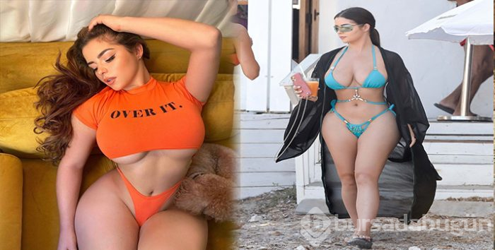 Demi Rose hem çalışıyor hem de tatil yapıyor