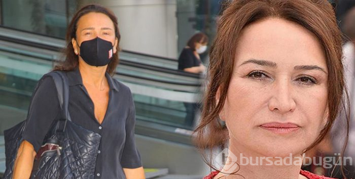 Demet Akbağ alışverişte
