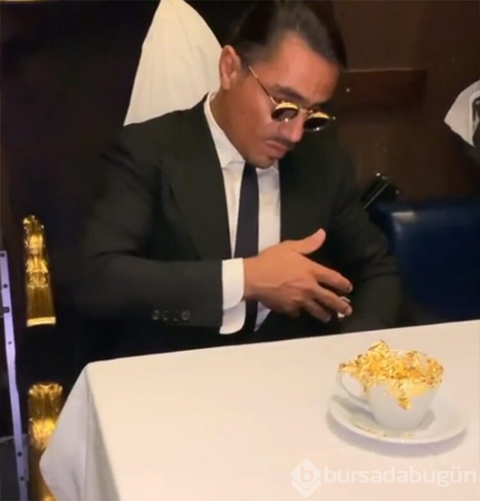 Nusret Gökçe'den altın tozlu cappuccino!