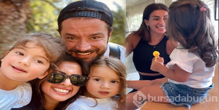 Buse Terim ve Volkan Bahçekapılı kızlarıyla tatilde