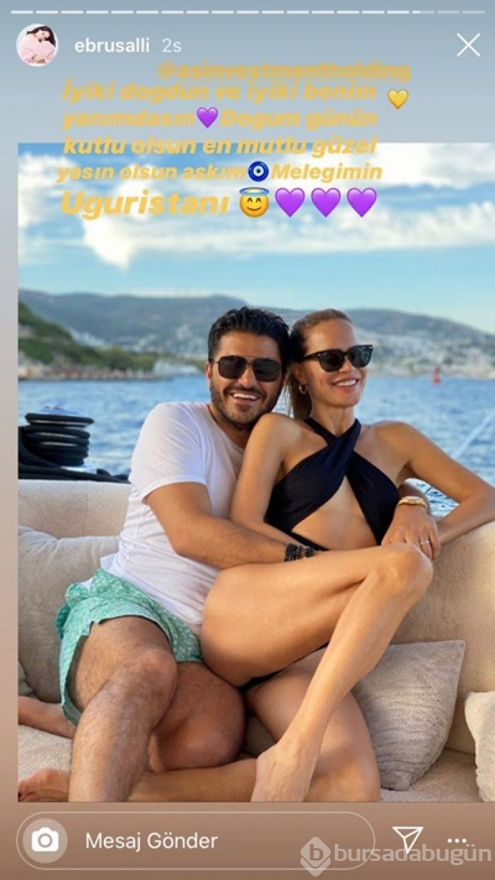 Ebru Şallı'dan eşi Uğur Akkuş ile romantik paylaşım