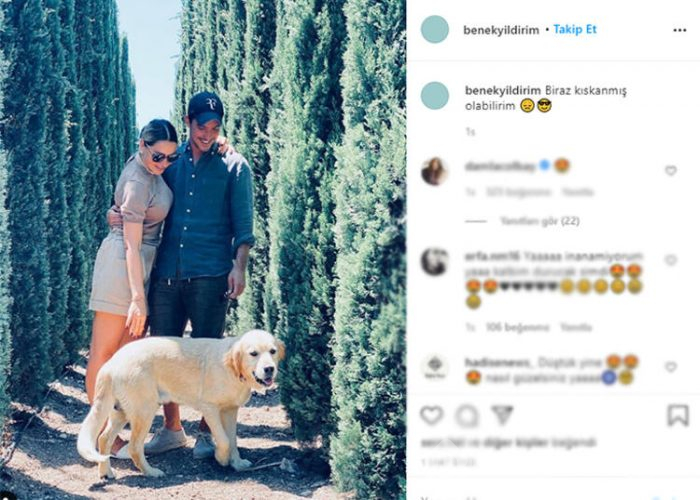 Hadise ve Kaan Yıldırım'dan aşk pozu